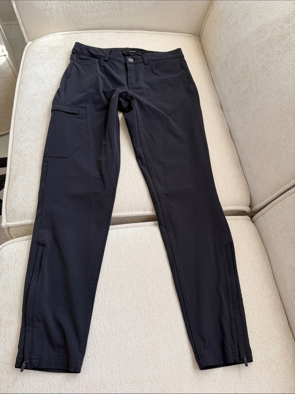Patagonia Black Slim Cargo Stretch Trousers